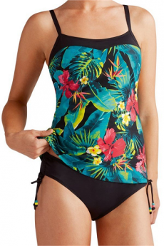 Amoena Swimwear Palmeira Mastectomy Tankini Top (Tropical)