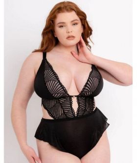 Scantilly After Hours Stretch Lace Teddy